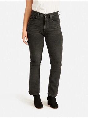 Everlane Women’s The Authentic Stretch Slim Bootcut Black Jean  | Size 27